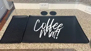 Поддерживайте чистоту в своей кофейне! ☕ Обзор большого силиконового коврика для столешницы Linda...
