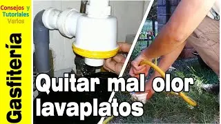 Cómo eliminar el mal olor del lavaplatos o lavamanos 🚰😷 sin químicos 🧽✨