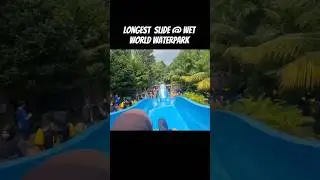 Longest slide at #waterpark #wetworld #malaysia Slide terpanjang di wet world shah alam selangor