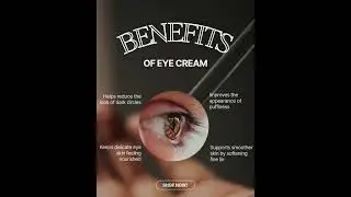 How Eye Cream Improves Under Eye Comfort and Smoothness