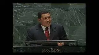 Presidente Hugo Chávez en la Asamblea General de la ONU, 13 de septiembre de 2002