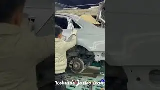 Fully Crashed Car Restoration Process #shorts