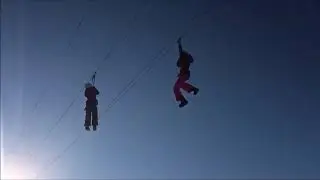 Descente tyrolienne Bal de Neige 2019