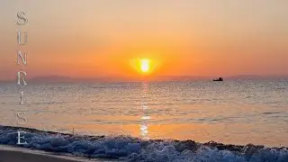 Sunrise over the Mediterranean Sea The best video for meditation at the beginning of the day