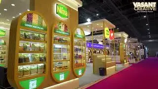 Charliee and Nima | Indus Food Expo 2026 | Creative Exhibition Stall Design by Vasant Creative
