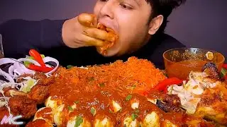 Spicy Schezwan Fried Rice & Egg Fried & Chicken Lolipop & Whole Chicken 🍗🐔#viral#mukbang#asmr#food 
