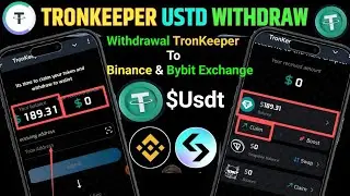 💸TronKeeper Dollar Withdrawal Process | TronKeeper Mining Bot Withdraw | TronKeeper Airdrop Withdraw