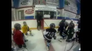 West Coast All Stars Hockey Camp 2012 GOPR0 Camera on Goalie