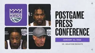 Malik Monk, DeMar DeRozan & Coach Christie | Postgame Interviews 1.11.26