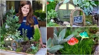 Hobbit Fairy Garden - Triple Urn Challenge - June