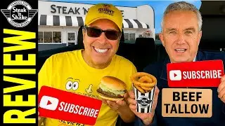 Steak 'n Shake Garlic Steakburger & Onion Rings: Made With BEEF TALLOW! (RFK Jr. Approved?!)