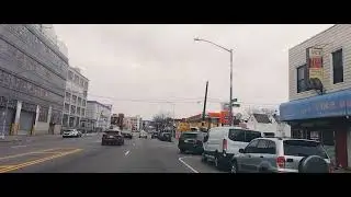 Driving in Queens: from Francis Lewis Blvd N to Jamaica Ave W,  to Parsons Blvd N, to Hillside Ave E