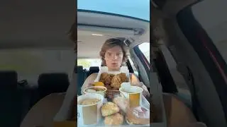 First Time Eating Church&rsquo;s Chicken #shorts #food #mukbang #chicken