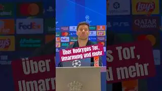 Xabi Alonso &uuml;ber Rodrygo, sein Verh&auml;ltnis zur Mannschaft und mehr🎤 #championsleague #realmadrid