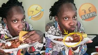 EATING MY FAMOUS DISH *||~ PORK BEANS RICE *||~ CORNBREAD & YAMS *||~ LEMON TEA