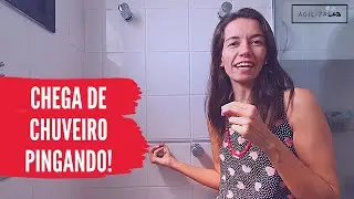 Como consertar chuveiro pingando (chega de pinga-pinga!)
