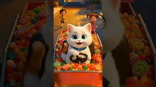 🐾💖 Cat&rsquo;s Fruit Candy Fail Took an Unexpected Turn!  #cutecat  #cartoon #ntabd