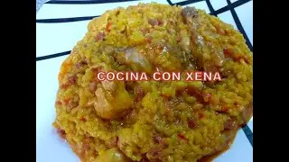 Arroz meloso al chilindrón con pechuga y alitas, II THERMOMIX II