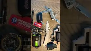EDC for the day Spyderco Taurus Bulova Trayvax Jeep Leatherman