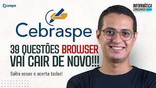 Cebraspe | 39 Questões de Browser, Busca e E-mail | Informática com Professor Danilo Vilanova #opior