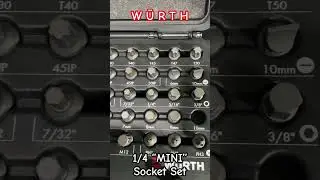 W&Uuml;RTH 1/4 Socket Wrench Set &lsquo;&rsquo;MINI&rsquo;&rsquo;
