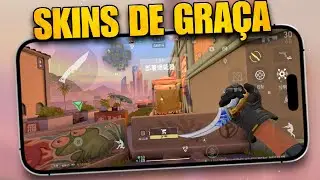 SKINS DE GRA&Ccedil;A NO VALORANT MOBILE - JOGANDO COM A DEADLOCK NO NOVO MAPA SUNSET NO VALORANT MOBILE