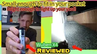 WUBEN X4 EDC Flashlight Review &mdash; 1500 Lumens, RGB Modes & Magnetic Design! Next gen Light!