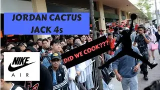 CACTUS JACK JORDAN 4s RELEASE Toronto, ON