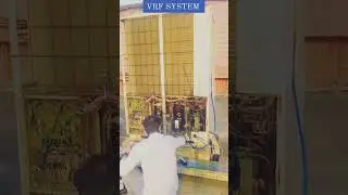 VRF SYSTEM AC compressor Cheng karte hue #sorts #air #electric #vrf #air conditioning