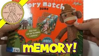 How TO Play The Game Sock Jungle Memory Match Game, 2011 Cardinal Games