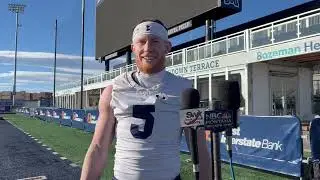Кейден Доулер из команды Montana State о победе в SFA и полуфинальном матче против Montana.