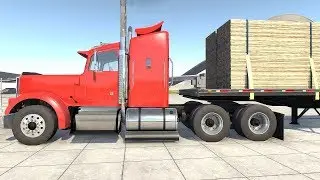 BeamNG Drive - T 75 Custom Semi Truck Suspension Test