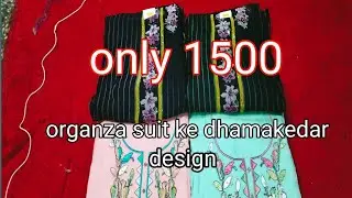 organza suit🙏 organza thread work suit 🙏 order number 8168999846🙏#kavesh_cloth_house #organza 🙏🙏🙏