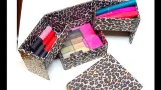 DIY:organizadorr para maquillaje ( home organizer Makeup )