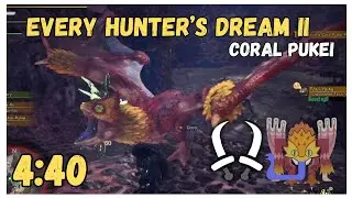 Dual Blade vs Coral Pukei - Every Hunter's Dream II [MHWI]