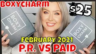 February 2021 Boxycharm Paid vs PR Base Box | Hot Mess Momma MD
