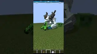 Minecraft Frostmaw VS Creeper Mutant💥