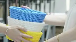 With these rope bowls, our 3D printing farm has become much more organized!