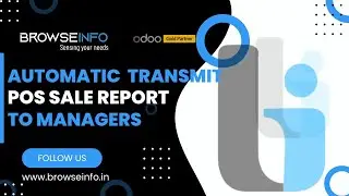 Automate POS Sales Report Sharing with Odoo |Automatic Transmit POS Sale Report to Managers Odoo App