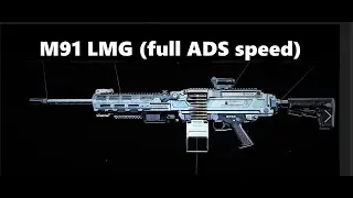 M91 LMG Call of Duty: Modern Warfare PS5 HDR On