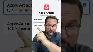 #applearcade : forfait annuel beaucoup moins cher 🤑