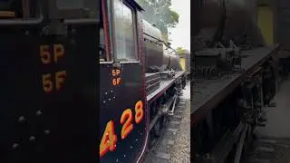 5428 Eric Treacy joins its coaches at Grosmont #nymr #heartbeat #steamtrain #whitby #seaside