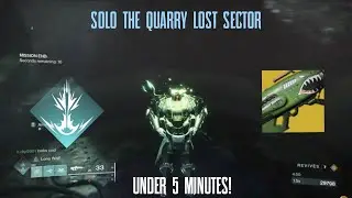 Destiny 2 1/10/25 Flawless Legendary Lost Sector: The Quarry(Expert Difficulty)