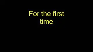 ''The script - For the first time'' with lyrics