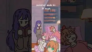 Are you ready for school? 📝 #ddlc #animation #fyp