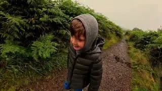 Rainy Day Walk Up Caerphilly Mountain