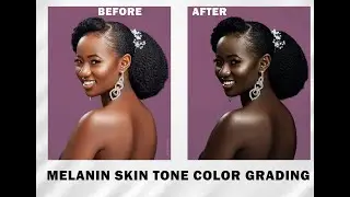 How I change her skin tone to melanin skin tone explained | Melanin skin tone | photoshop tutorials