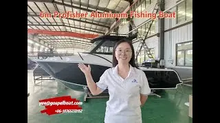Gospel Boats Profisher - 6m Profisher Aluminum Fishing Boats for Sale