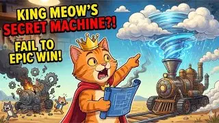 King Meow Builds a GIANT Cloud Harvester?! (Epic Fail to Win) ☁️😺 | Ep 1