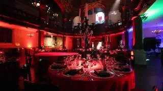 Behind the scenes at a luxury party
